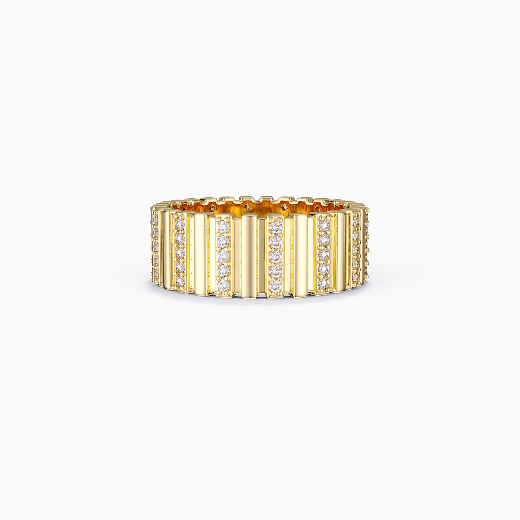 Thick Fluted Cigar Ring - vanimy
