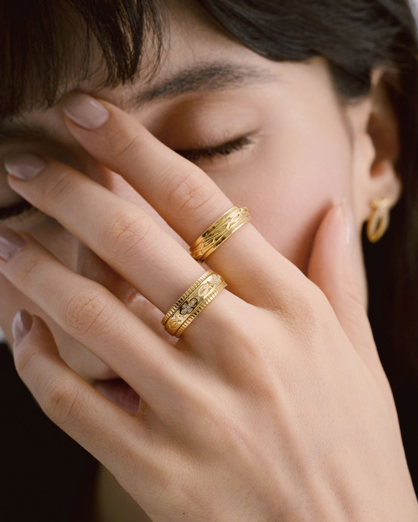 Christian Spinner Rings | Sterling Silver Fidget & Prayer Rings – vanimy
