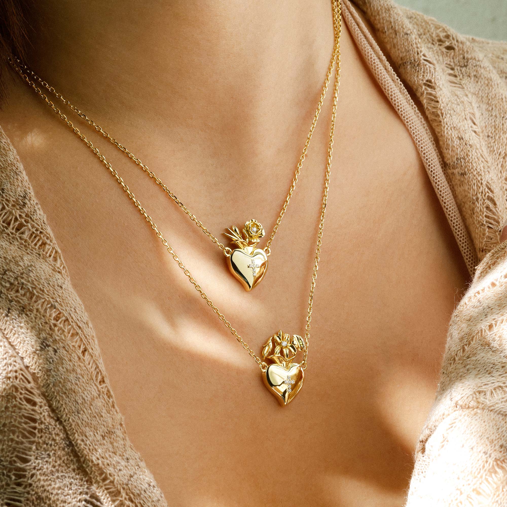 Born of Love Blooming Birth Flower Necklace