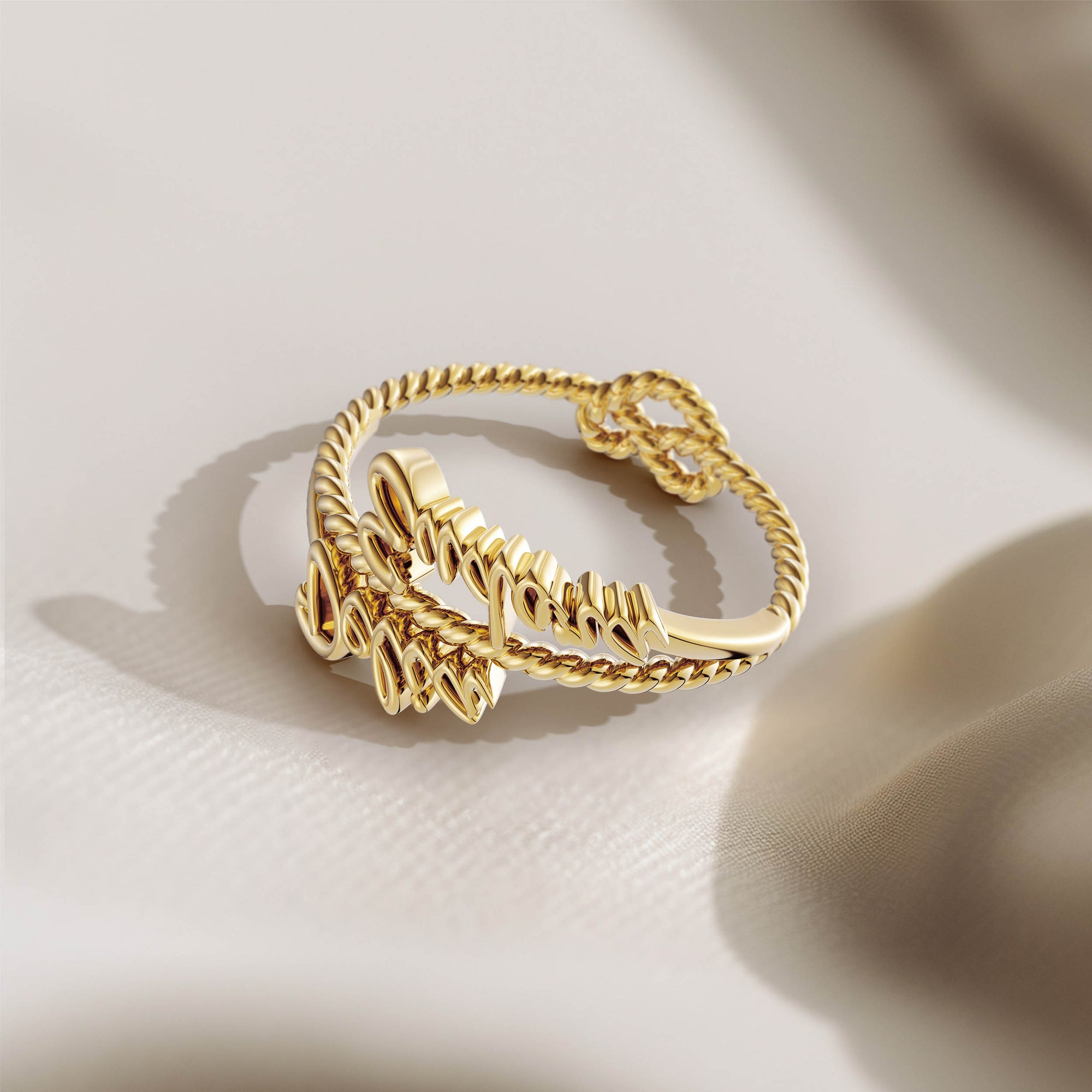 Name Personalized Knot Ring - vanimy
