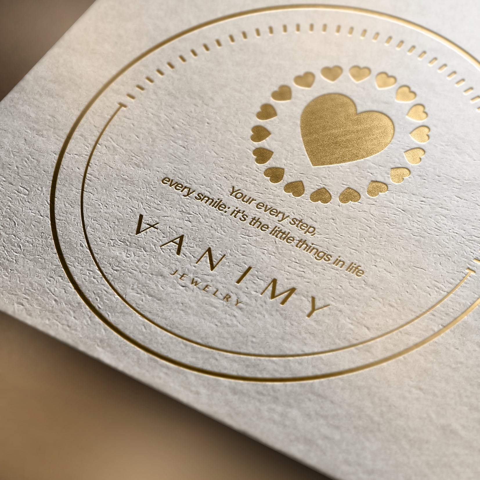 Eternity Heart Station Stackable Ring - vanimy