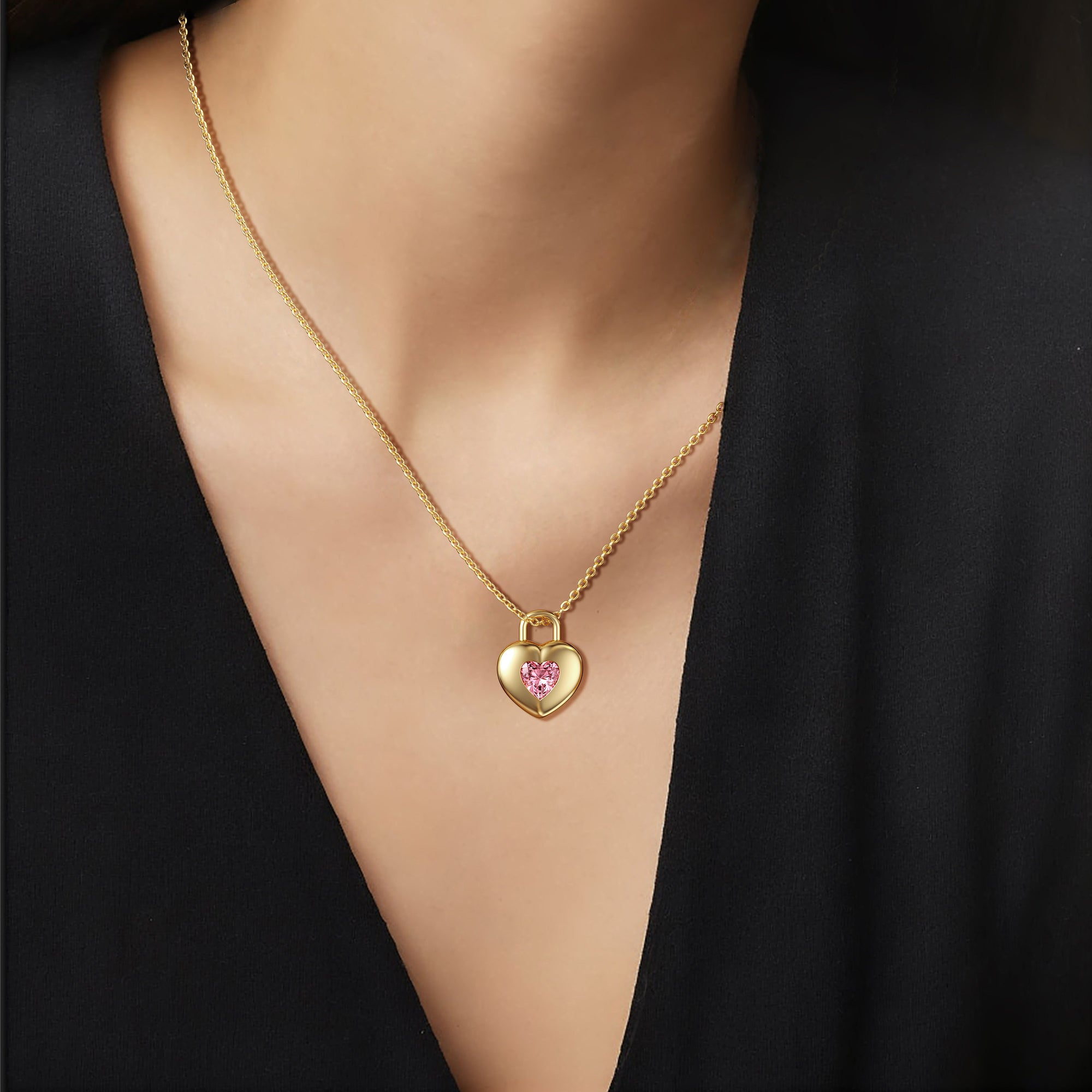 Love Lock Pendant Necklace - vanimy