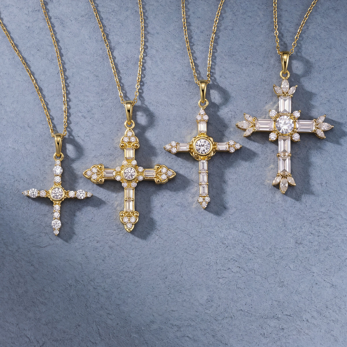 Radiant Grace Cross Necklace