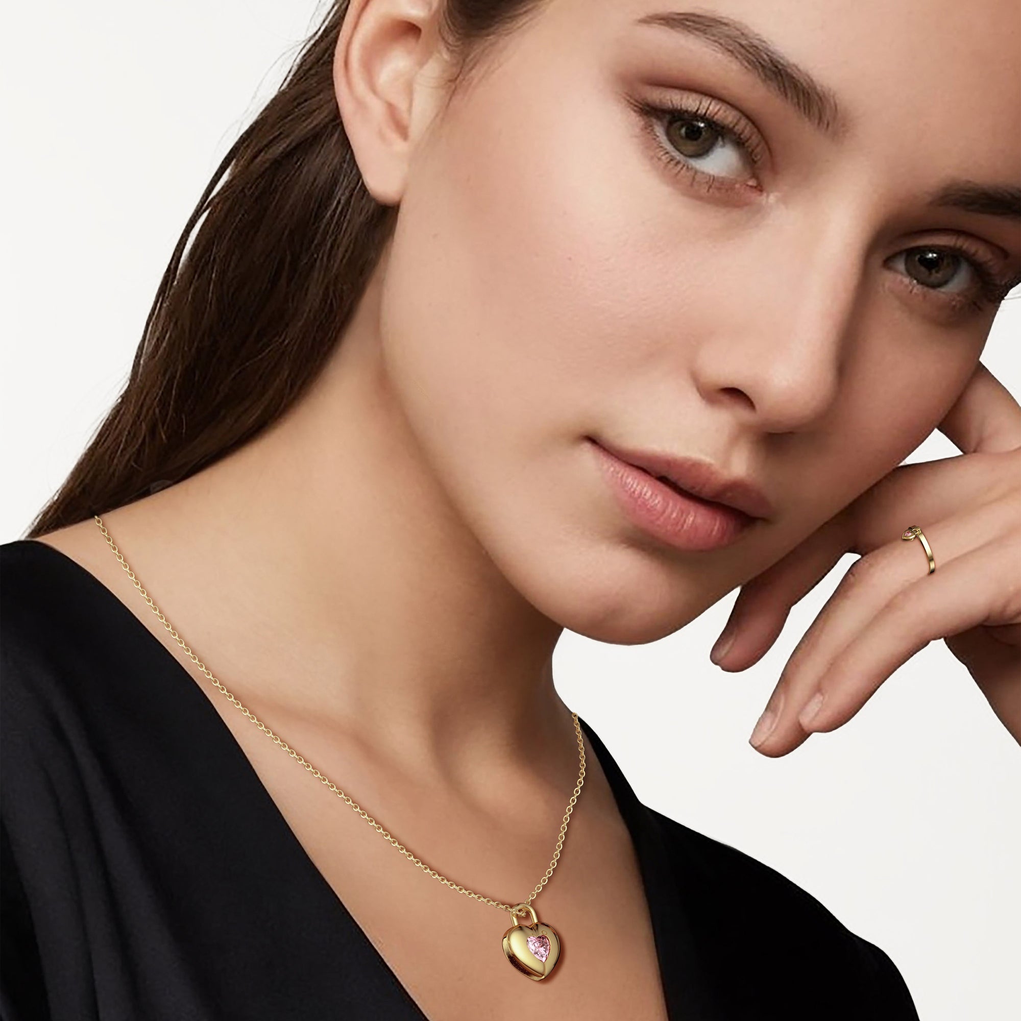 Love Lock Pendant Necklace - vanimy