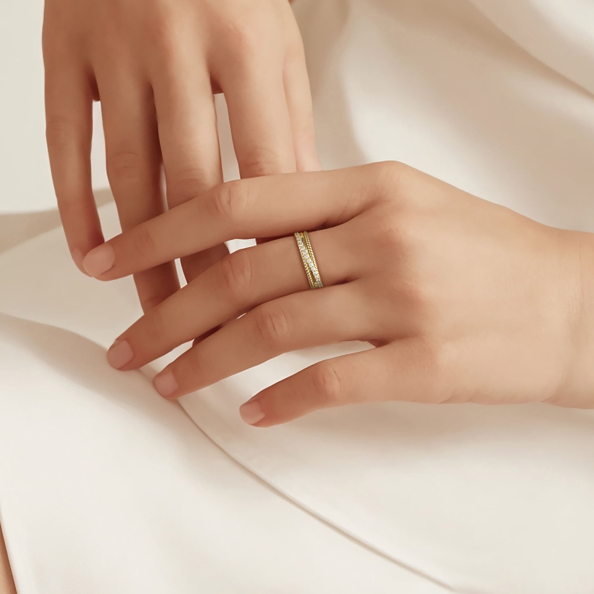 Eternal Double Band Ring - vanimy