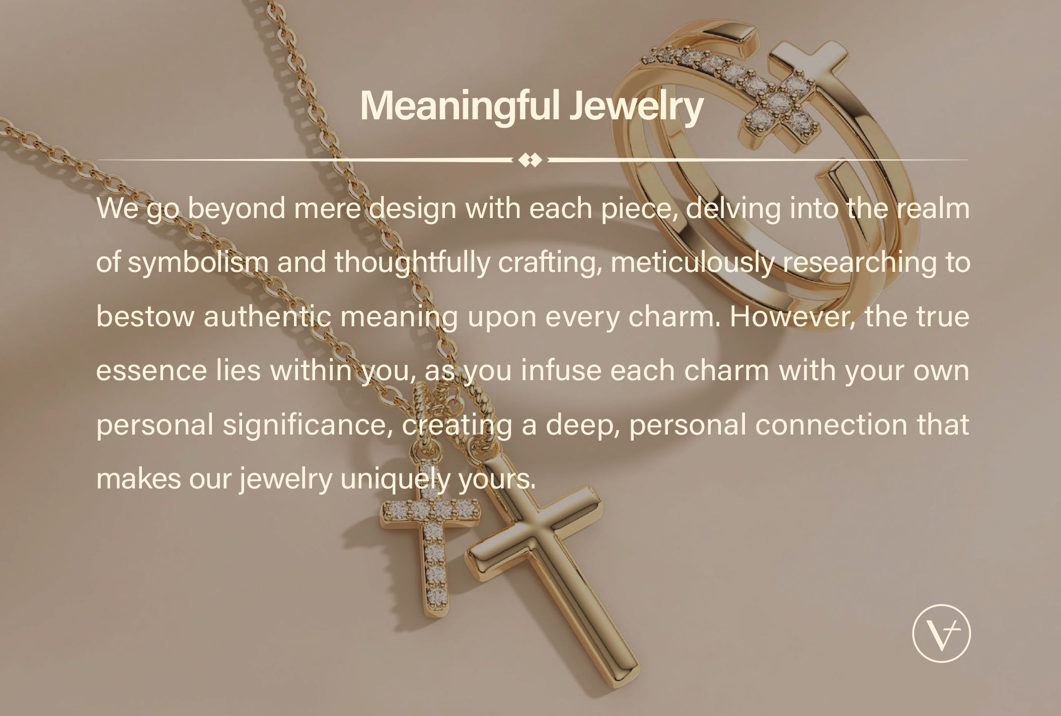 Crown of Thorns Rose Cross Pendant Necklace vanimy