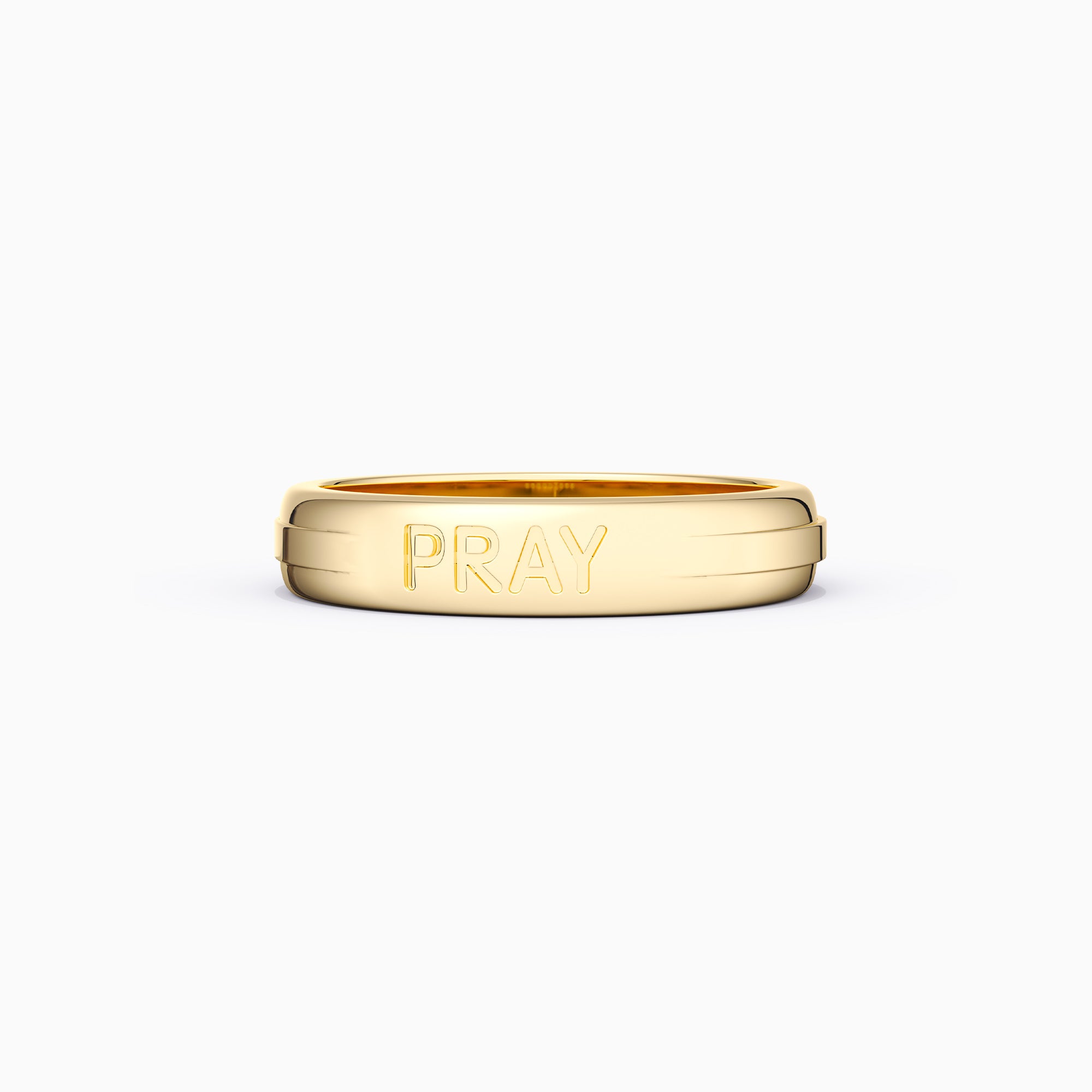 Cross Pray Bands Ring - vanimy