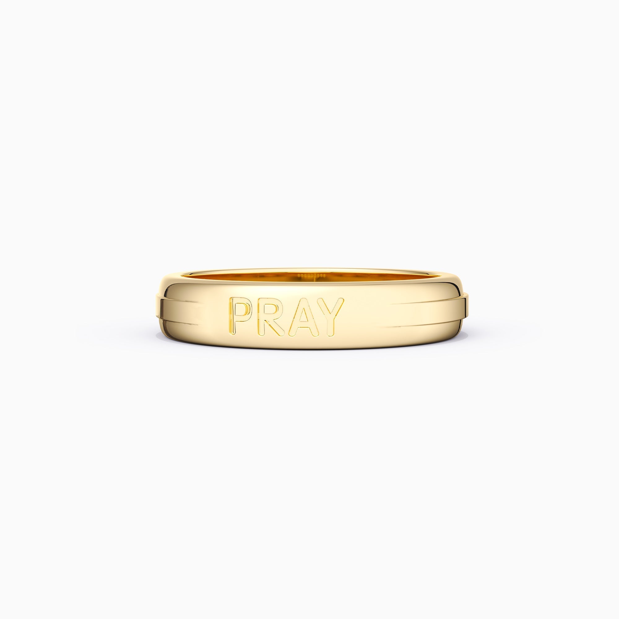 Customized Cross Pray Bands Ring - vanimy