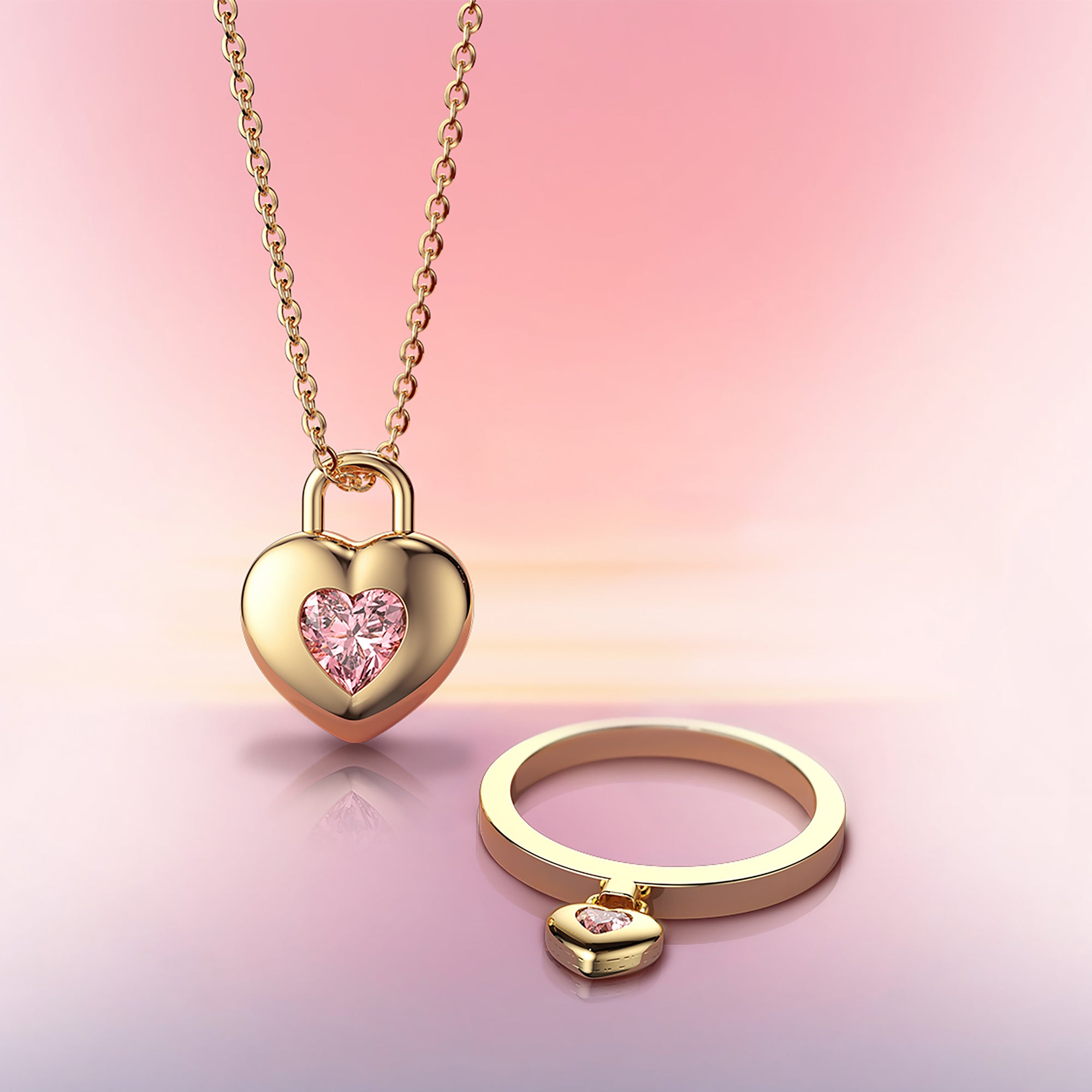 Love Lock Pendant Necklace - vanimy