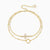 Gold Layered Cross Bracelet - vanimy