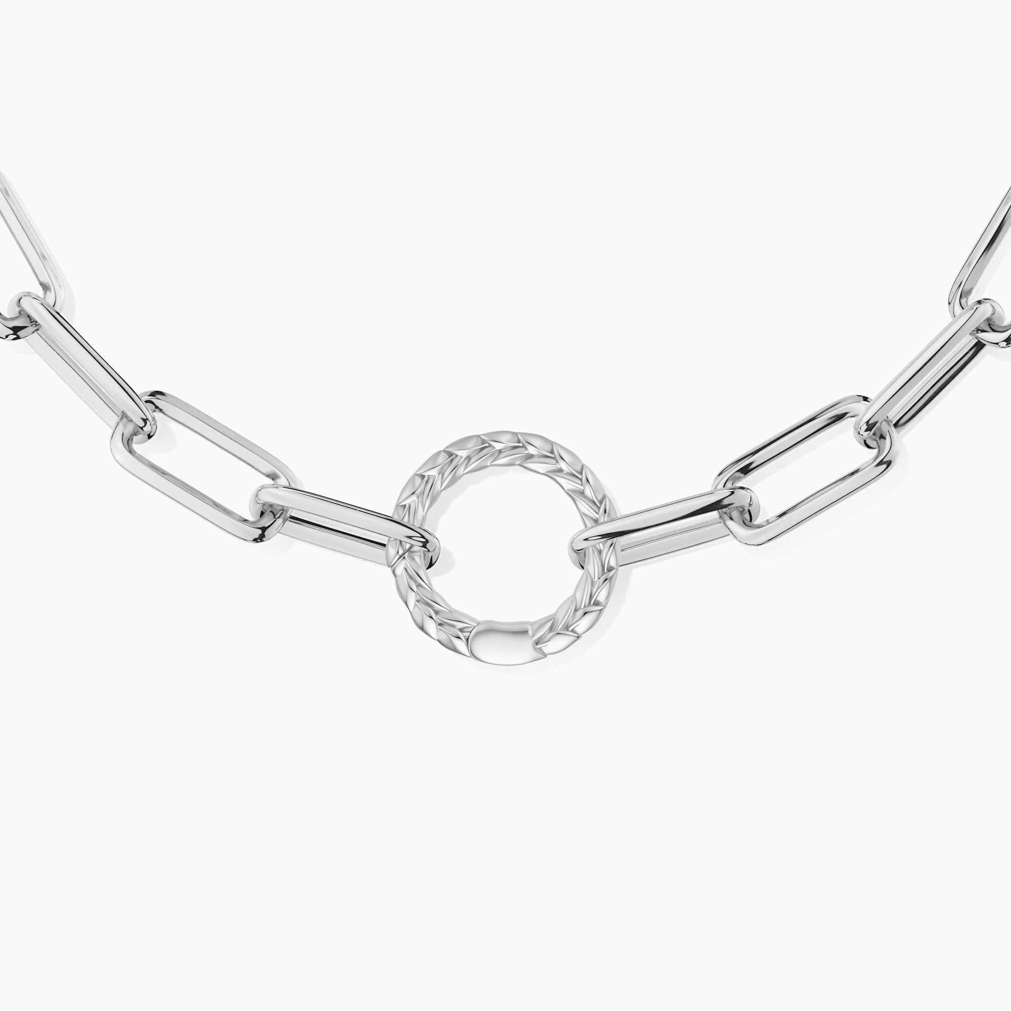 Manna Charm Builder Paperclip Chain Bracelet