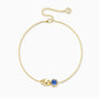 Seren Droplet Gemstone Fluid Bracelet