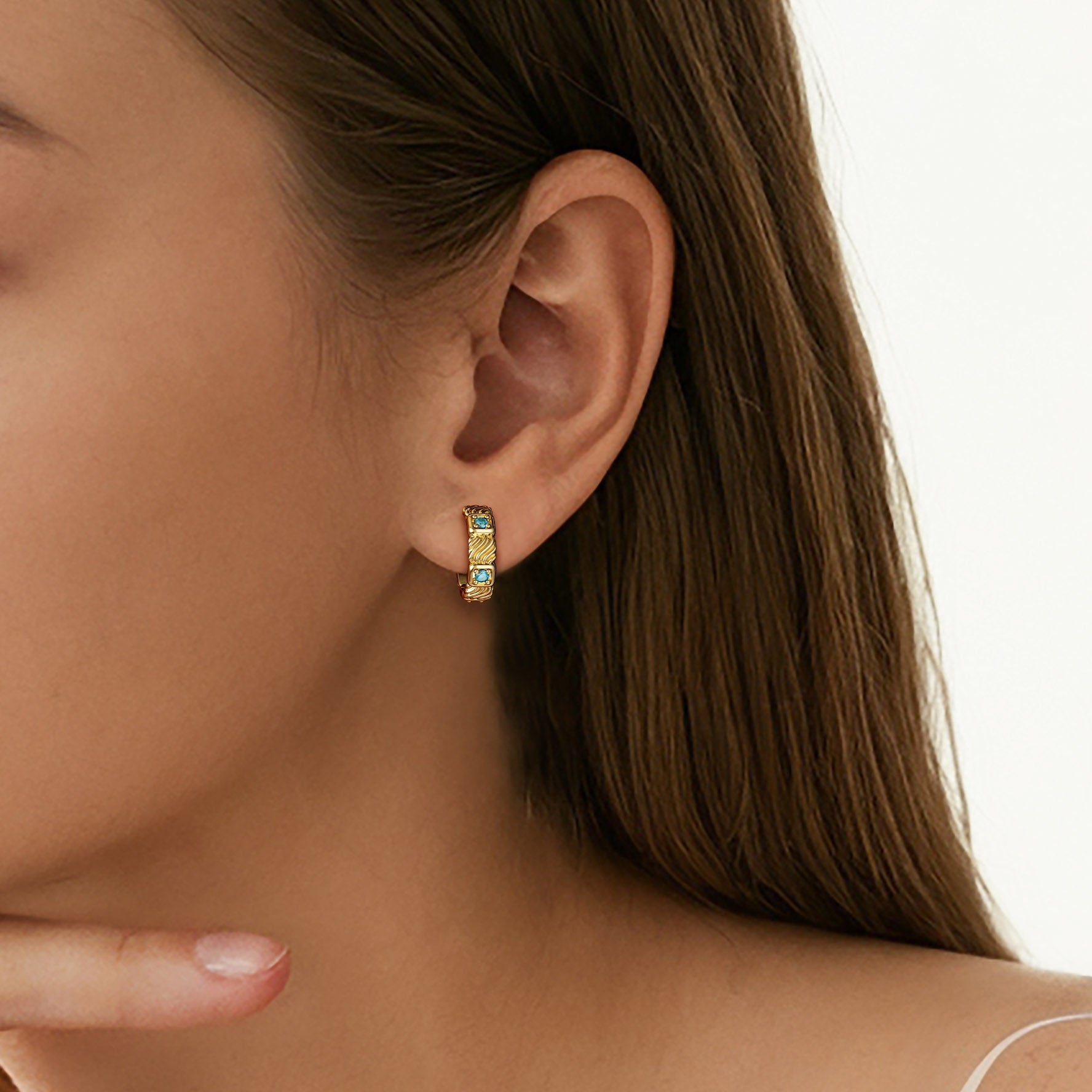 Square Polychromatic Earrings - vanimy