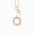 Gold Crown of Thorns Cross Necklace - vanimy