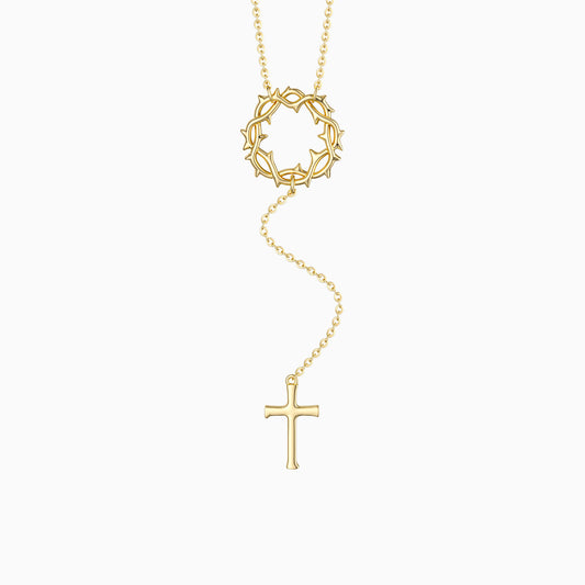Cross Crown of Thorns Necklace - vanimy