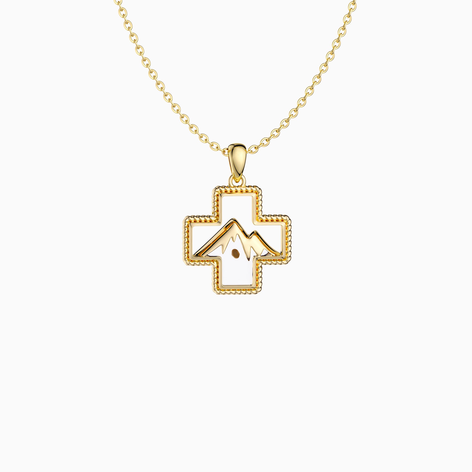 Mustard Seed Mountain Necklace - vanimy