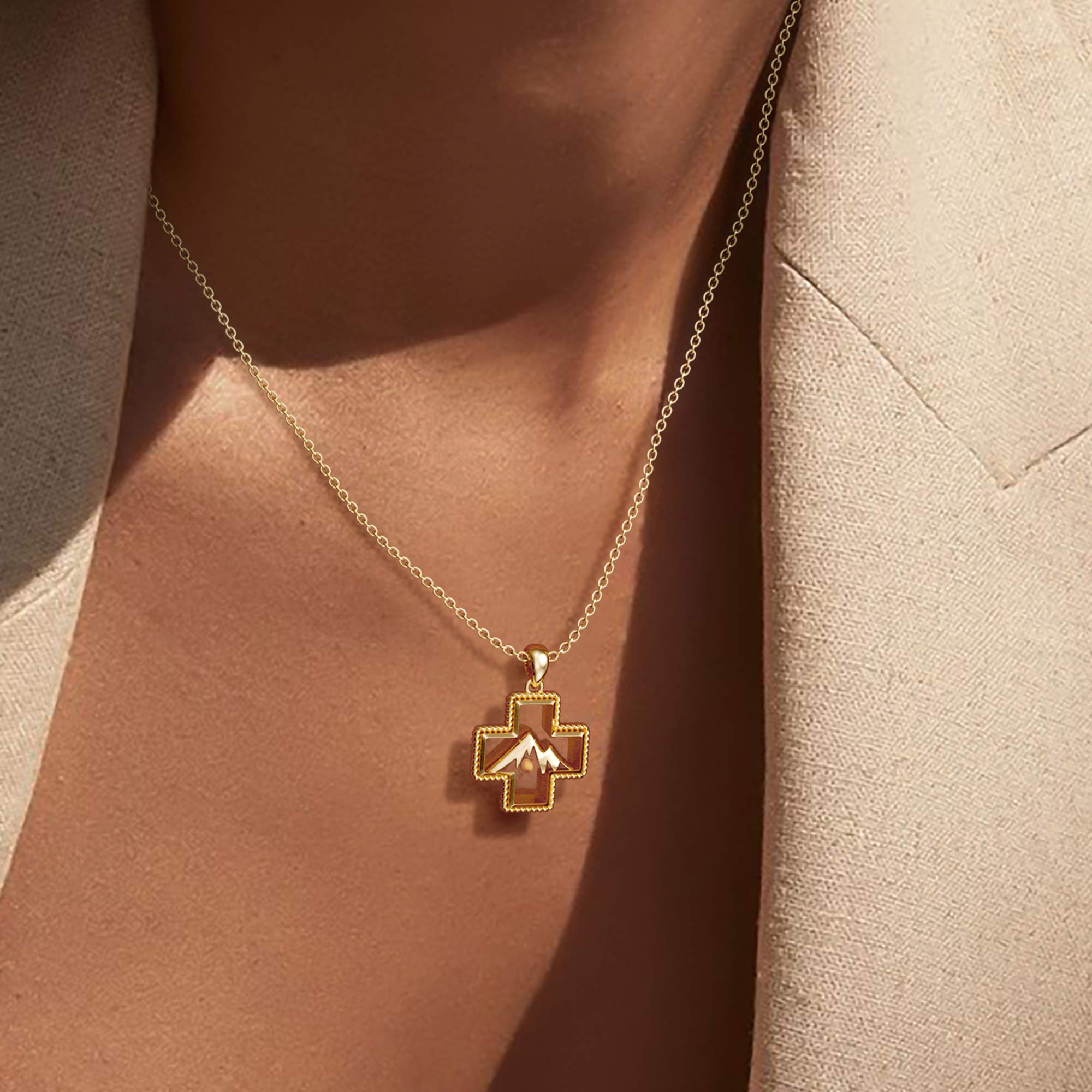 Mustard Seed Mountain Necklace - vanimy