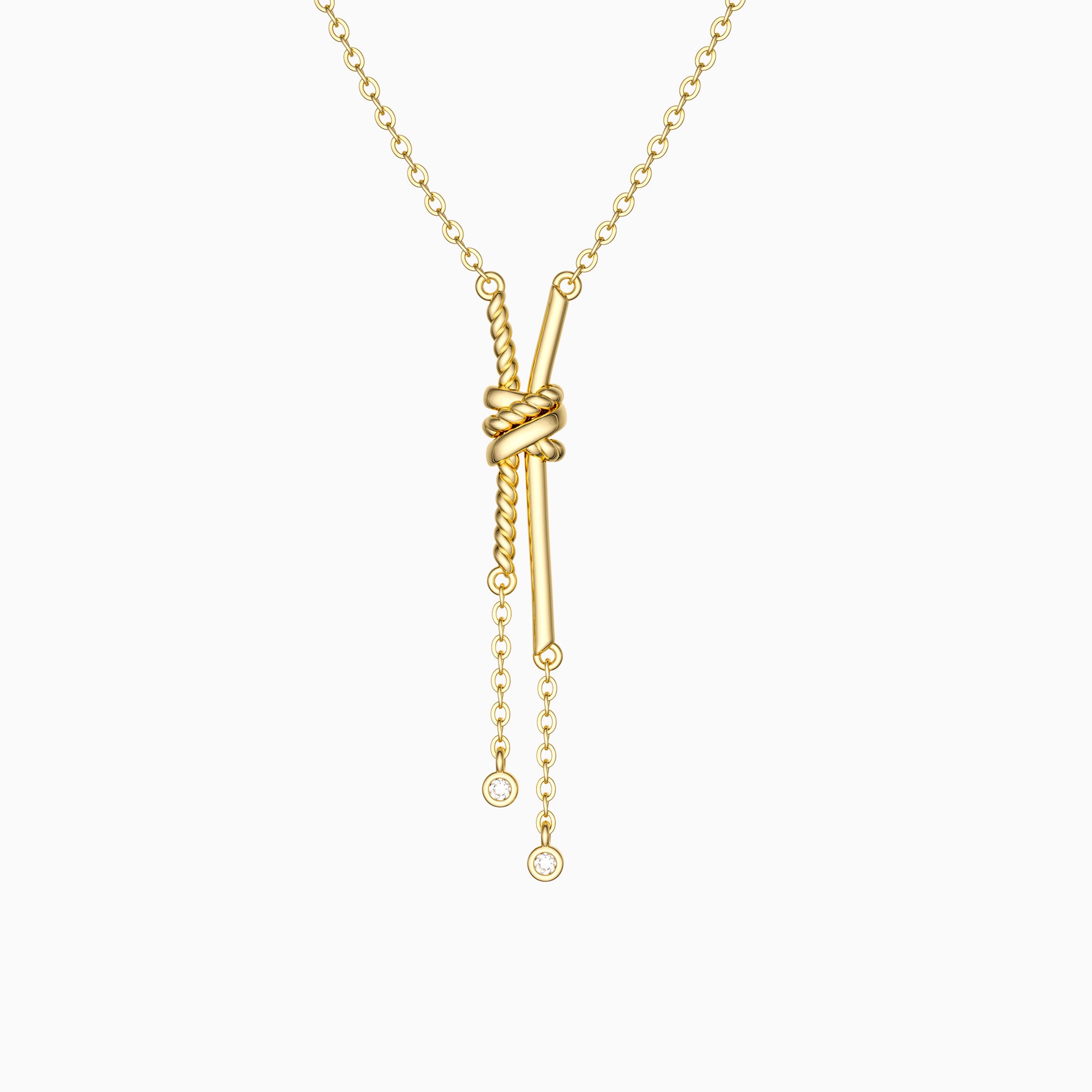 Entangled Knot Necklace - vanimy