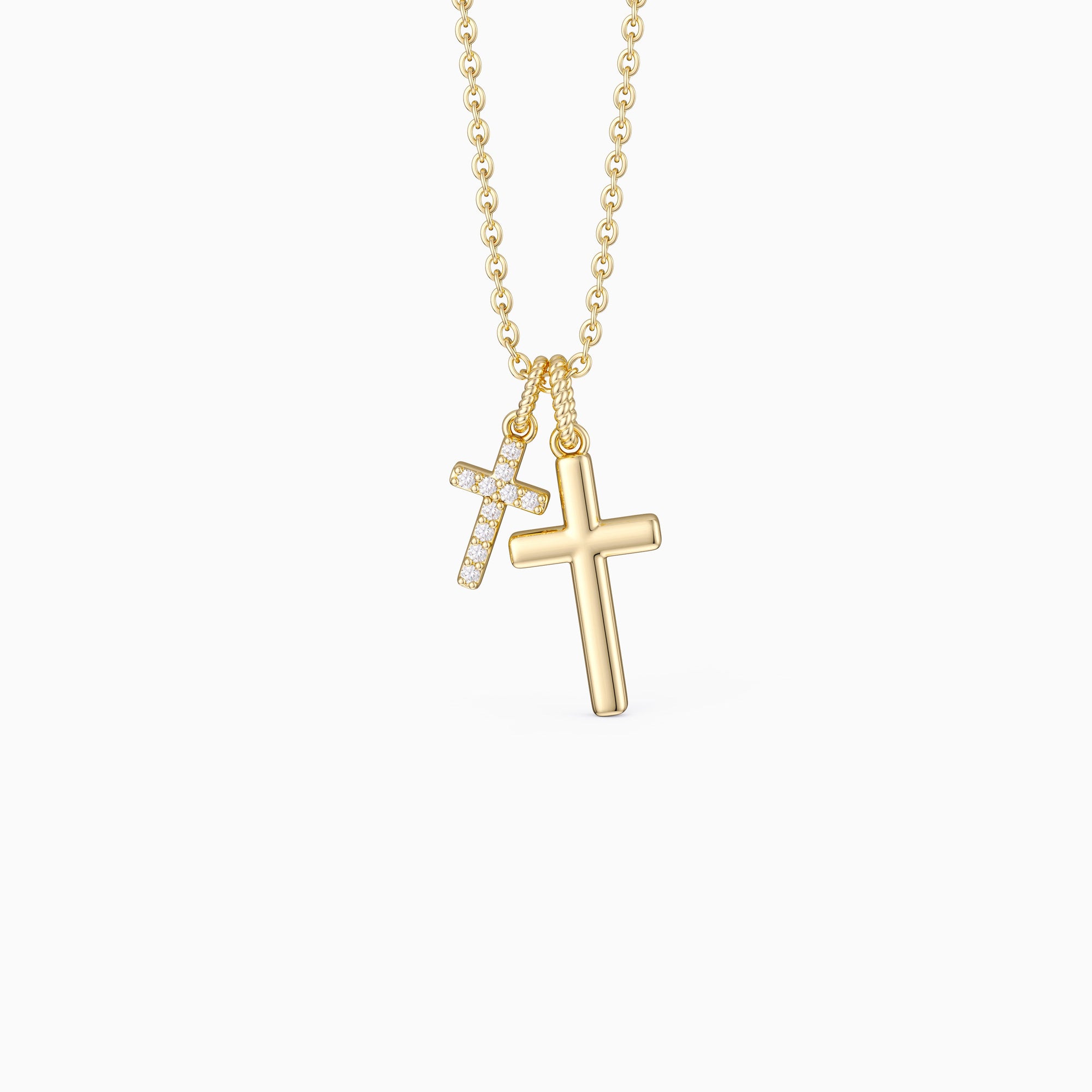 Dual Cross Harmony Necklace - vanimy