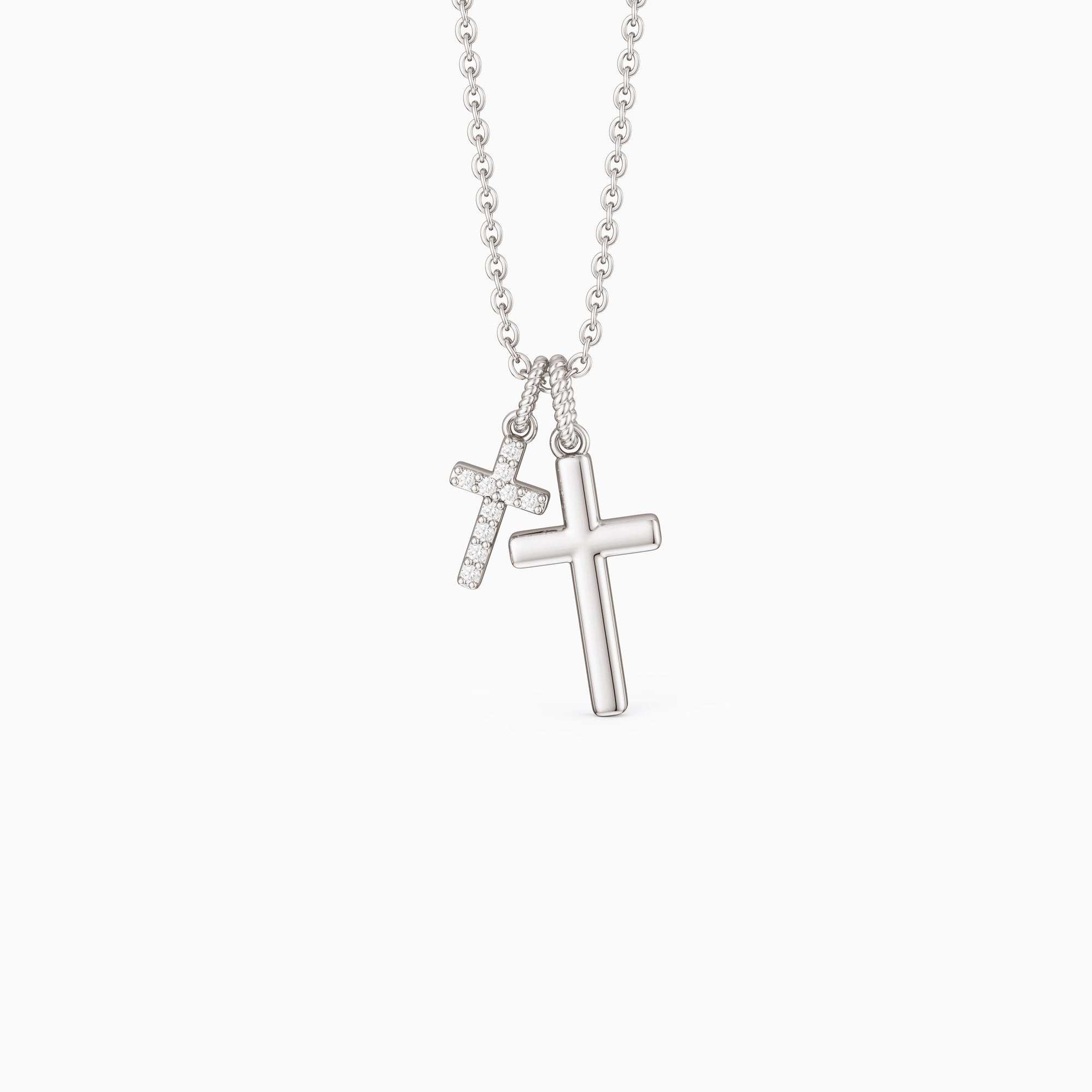 Dual Cross Harmony Necklace - vanimy