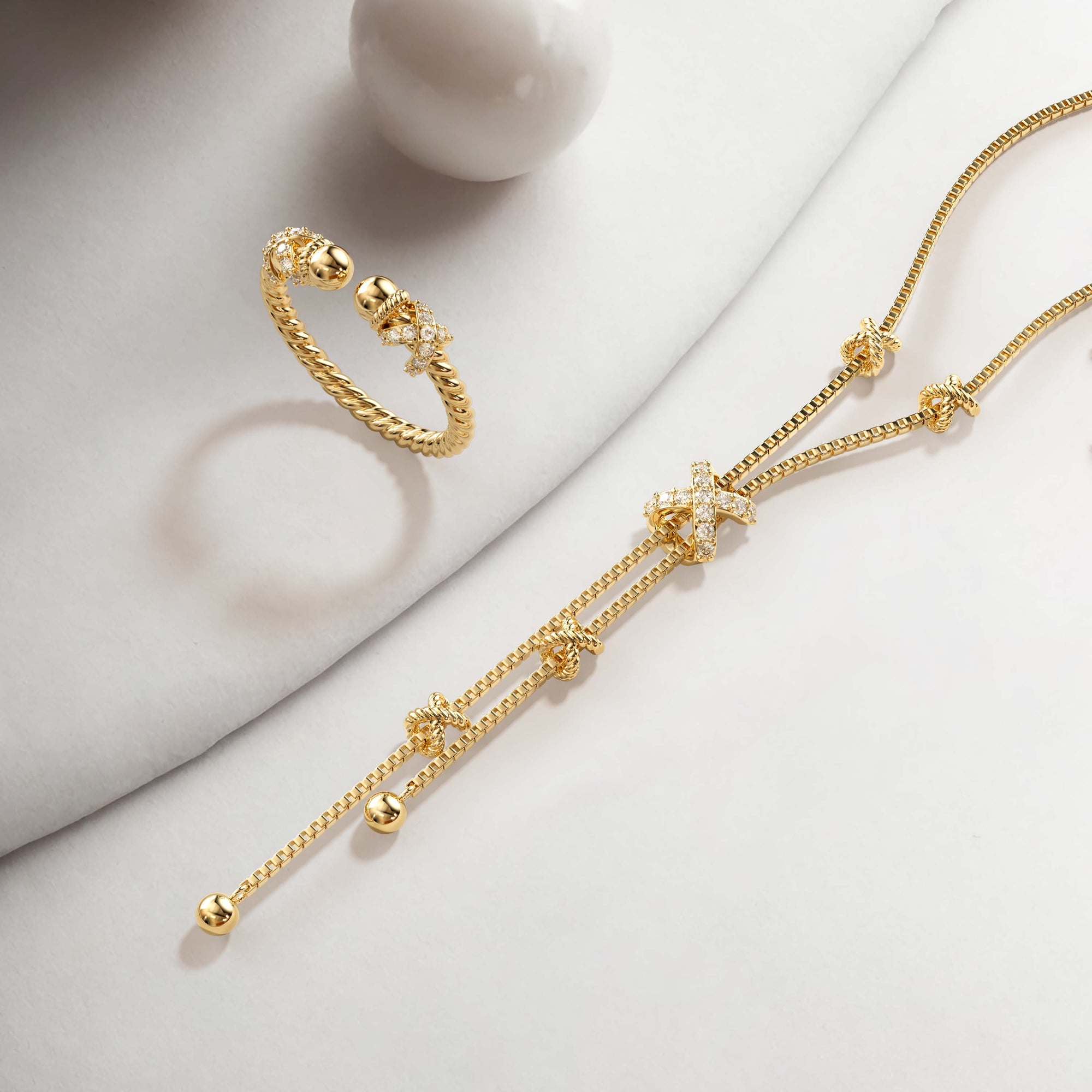 Delicate Cord Y Necklace - vanimy