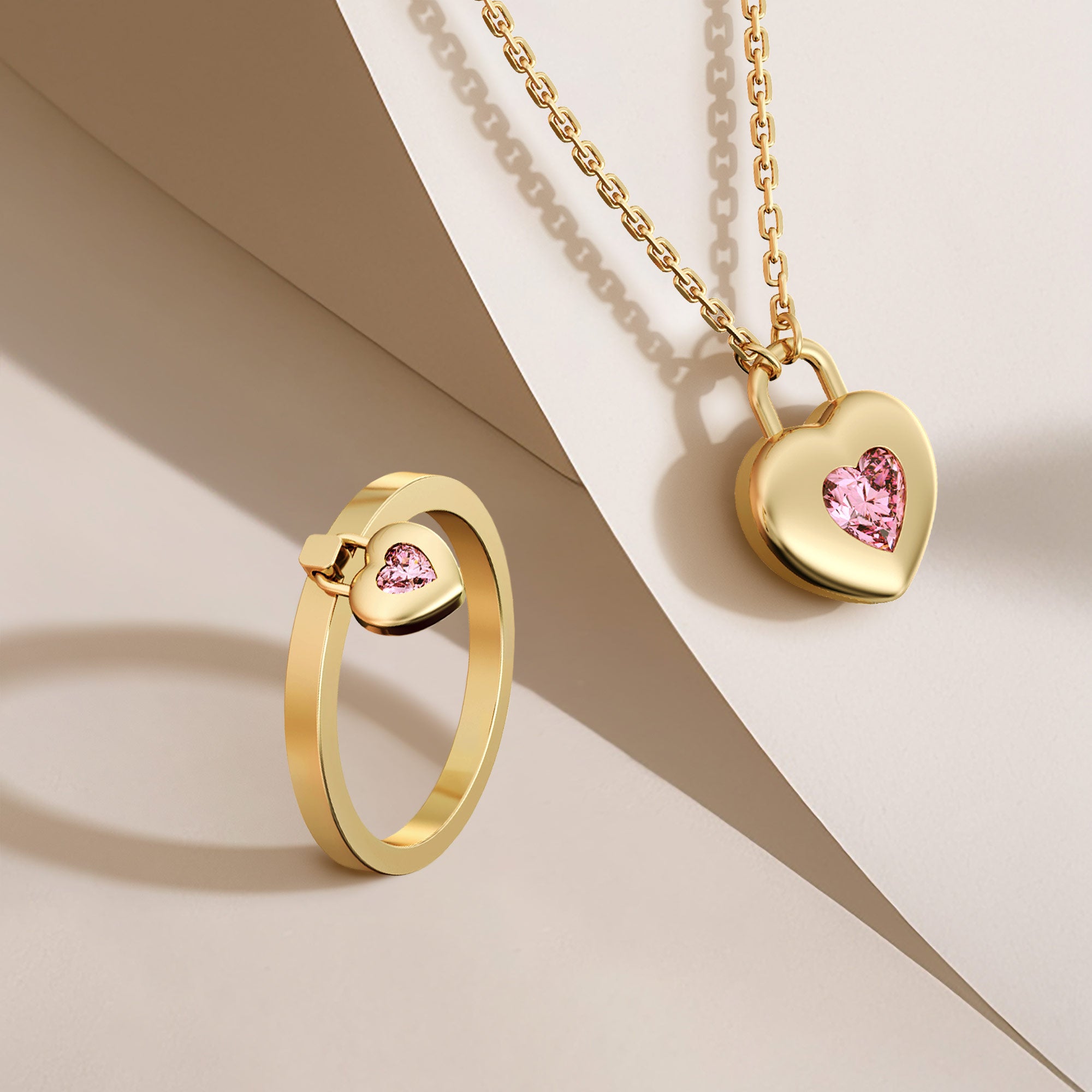 Love Lock Pendant Necklace - vanimy