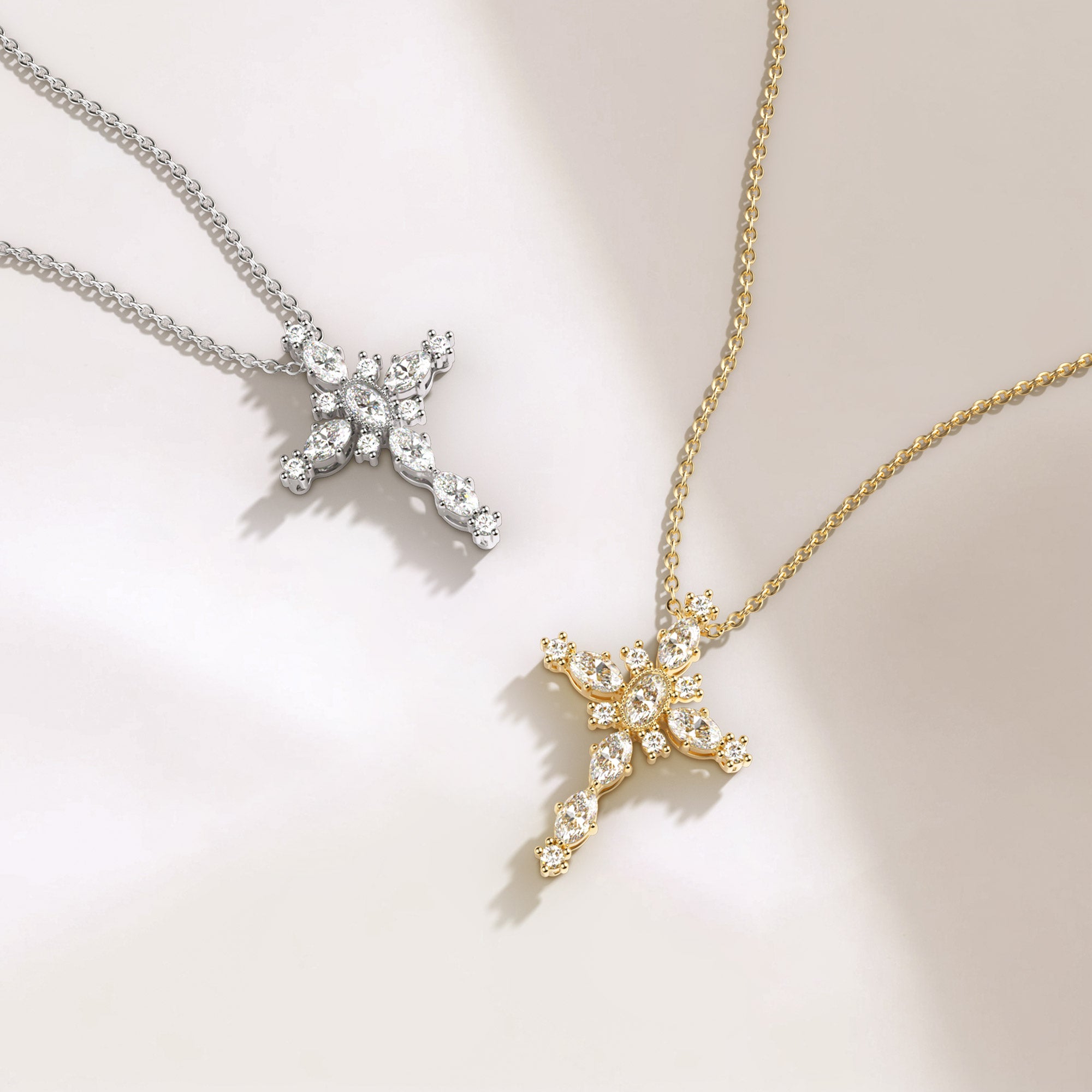 Byzantine Cross Amulet Pendant Necklace - vanimy