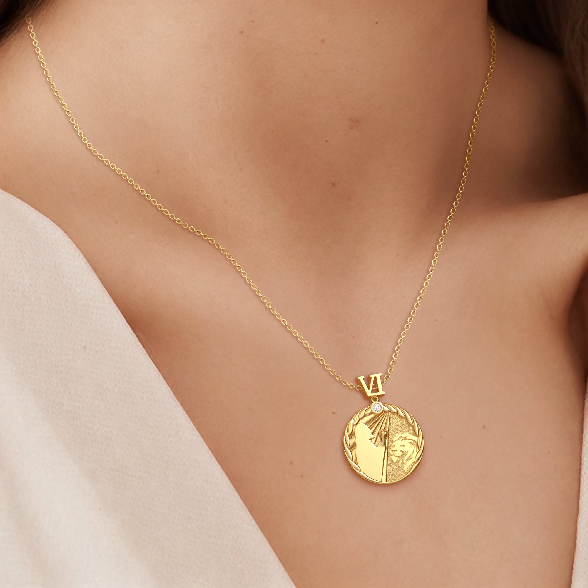 Promised Land Lion's Den Faith Triumph Pendant Necklace - vanimy