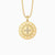Cross Crown of Thorns Medallion Necklace - vanimy