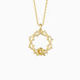 Crown of Thorns Rose Pendant Necklace
