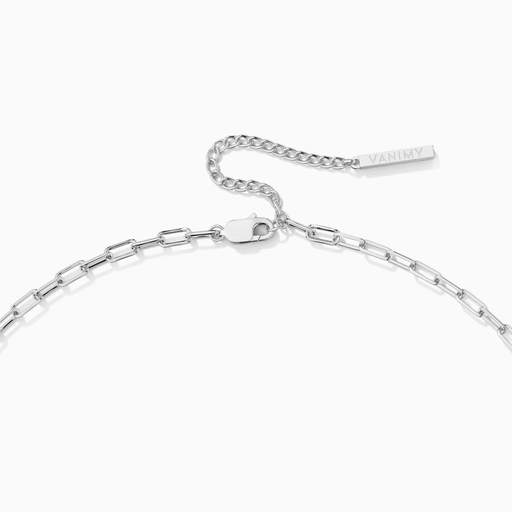 Manna Charm Builder Paperclip Chain Necklace