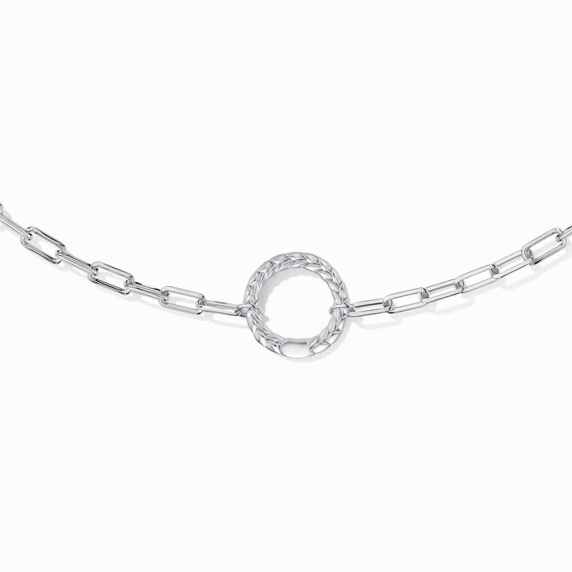 Manna Charm Builder Paperclip Chain Necklace