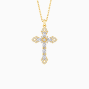 Helena Cross Pendant Necklace