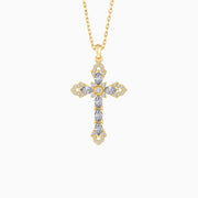 Helena Cross Pendant Necklace