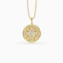 Byzantine Cross Medallion Necklace