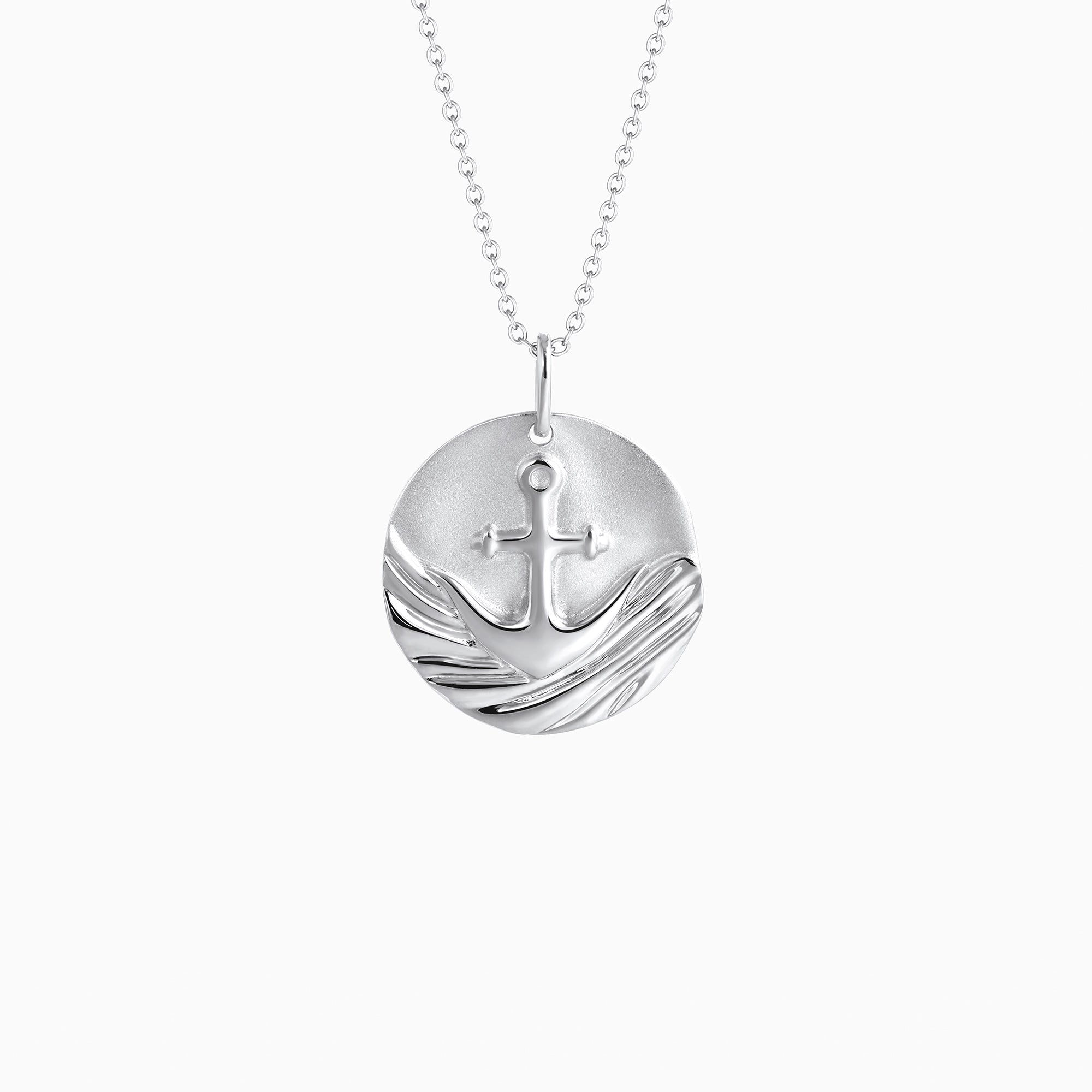 Gold Vermeil Anchor of Hope Cross Medallion Necklace – vanimy