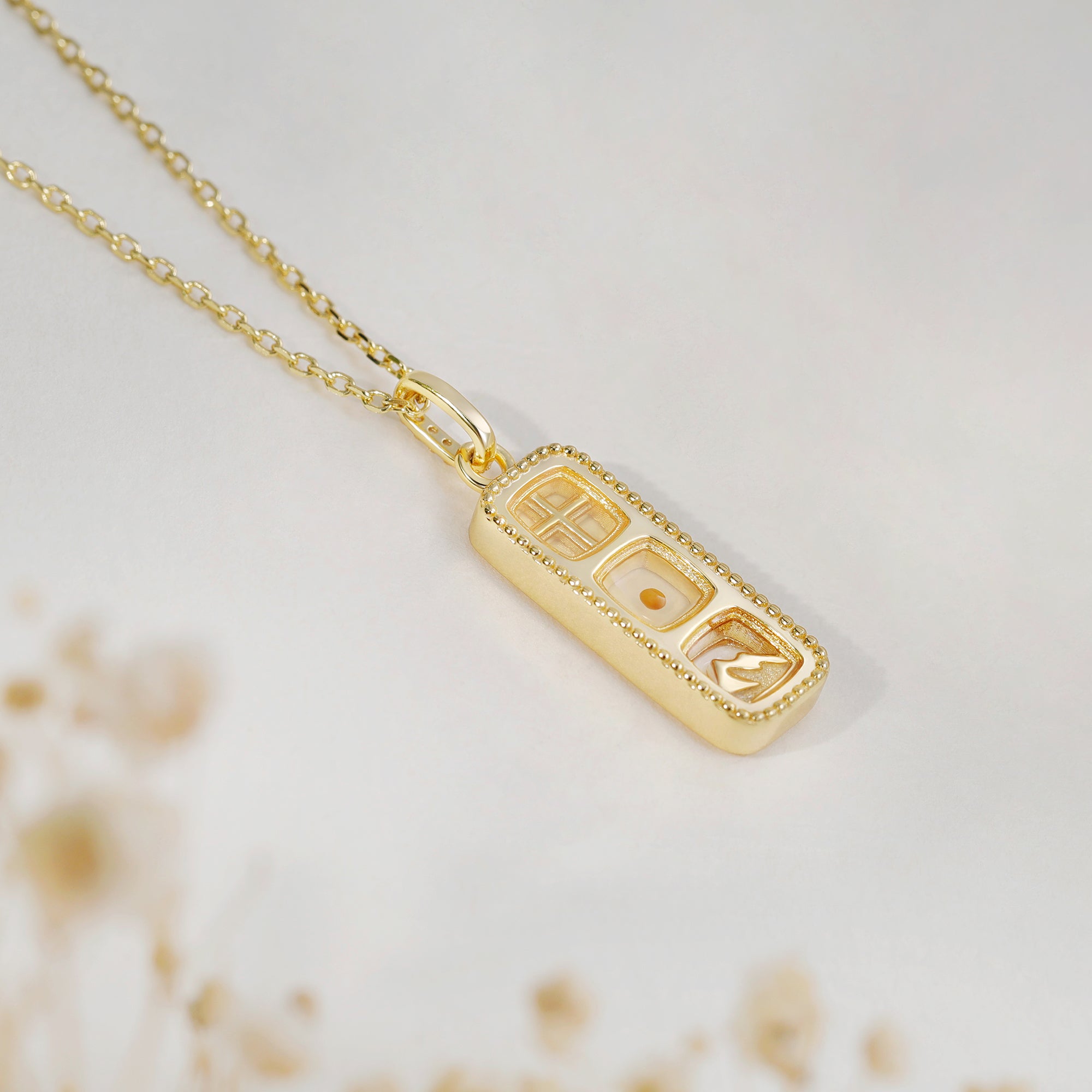 Mustard Seed Cross Necklace