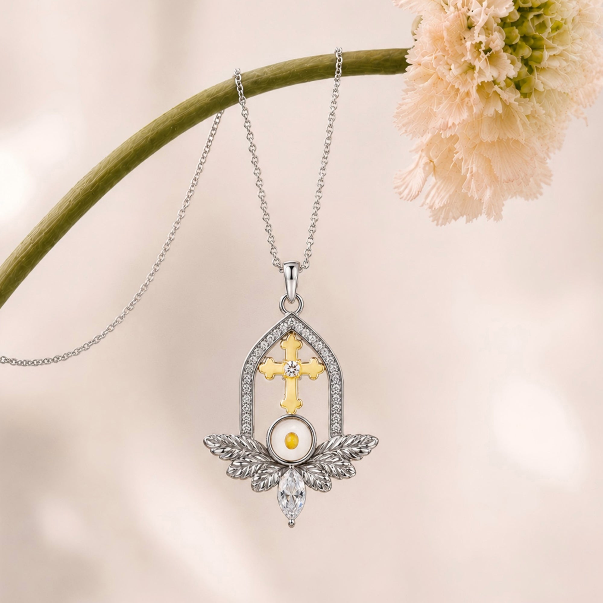 Blooming Faith Mustard Seed Necklace