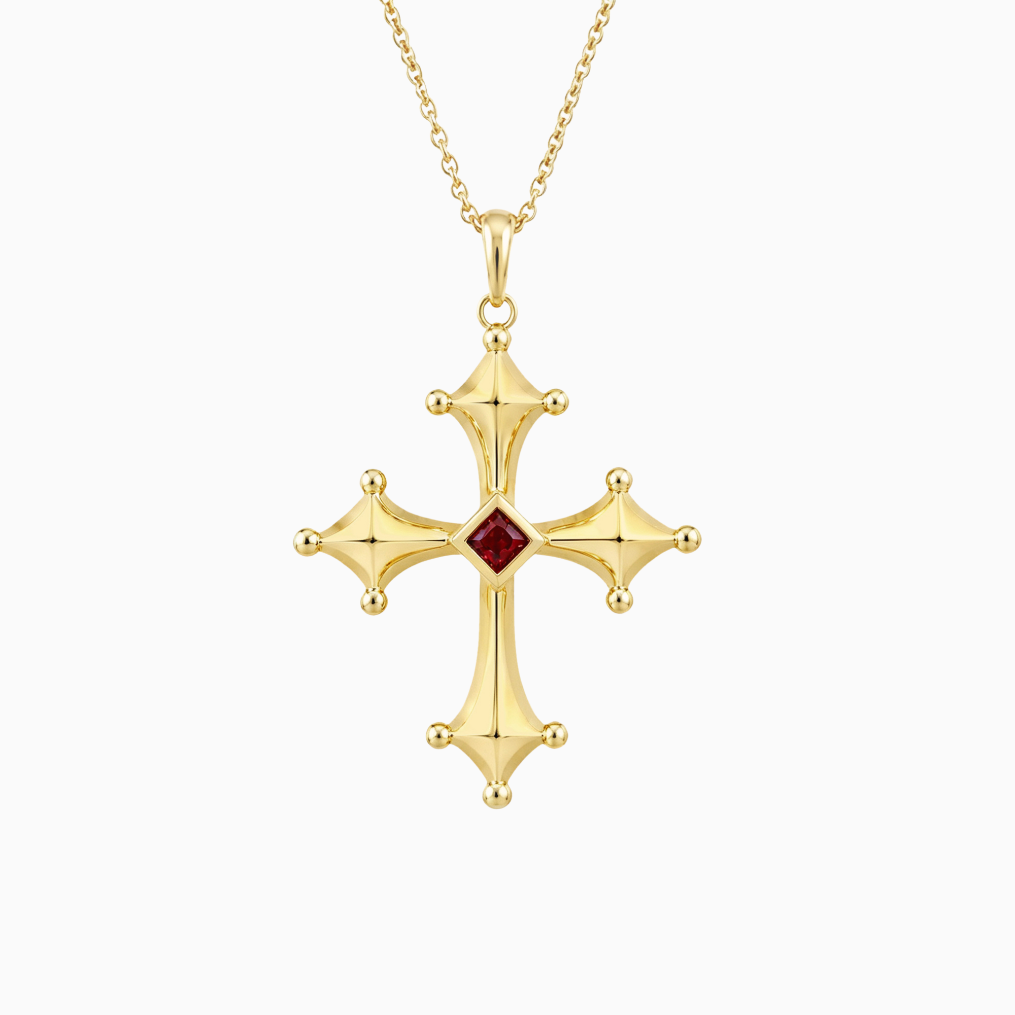 Veritas Cross Pendant Necklace
