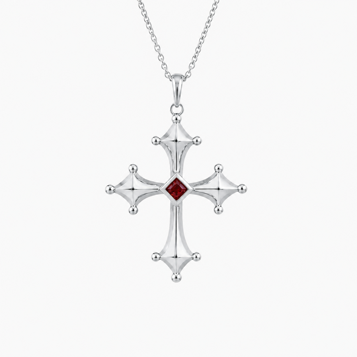 Veritas Cross Pendant Necklace