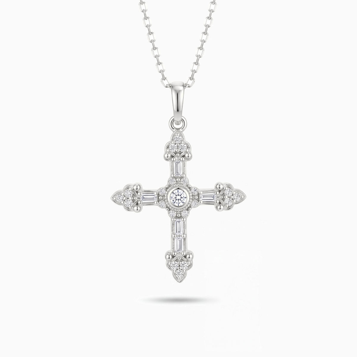 Radiant Grace Cross Necklace
