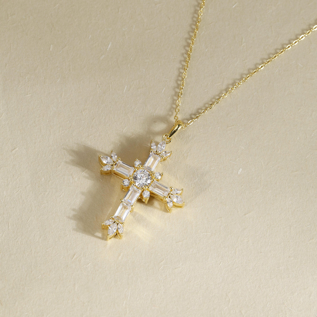Lucia Cross Necklace