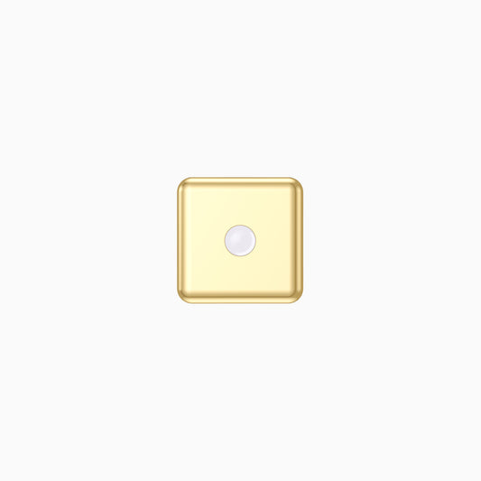 Dot Enamel Dice Bead Pendant