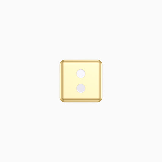 Colon Enamel Dice Bead Pendant