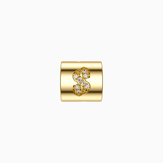 Number 8 Cut-out Cross Bead Pendant