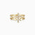 Double Zircon Cross Ring - vanimy