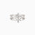 Double Zircon Cross Ring - vanimy