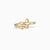 Double Hollow Cross And Infinity Ring - vanimy