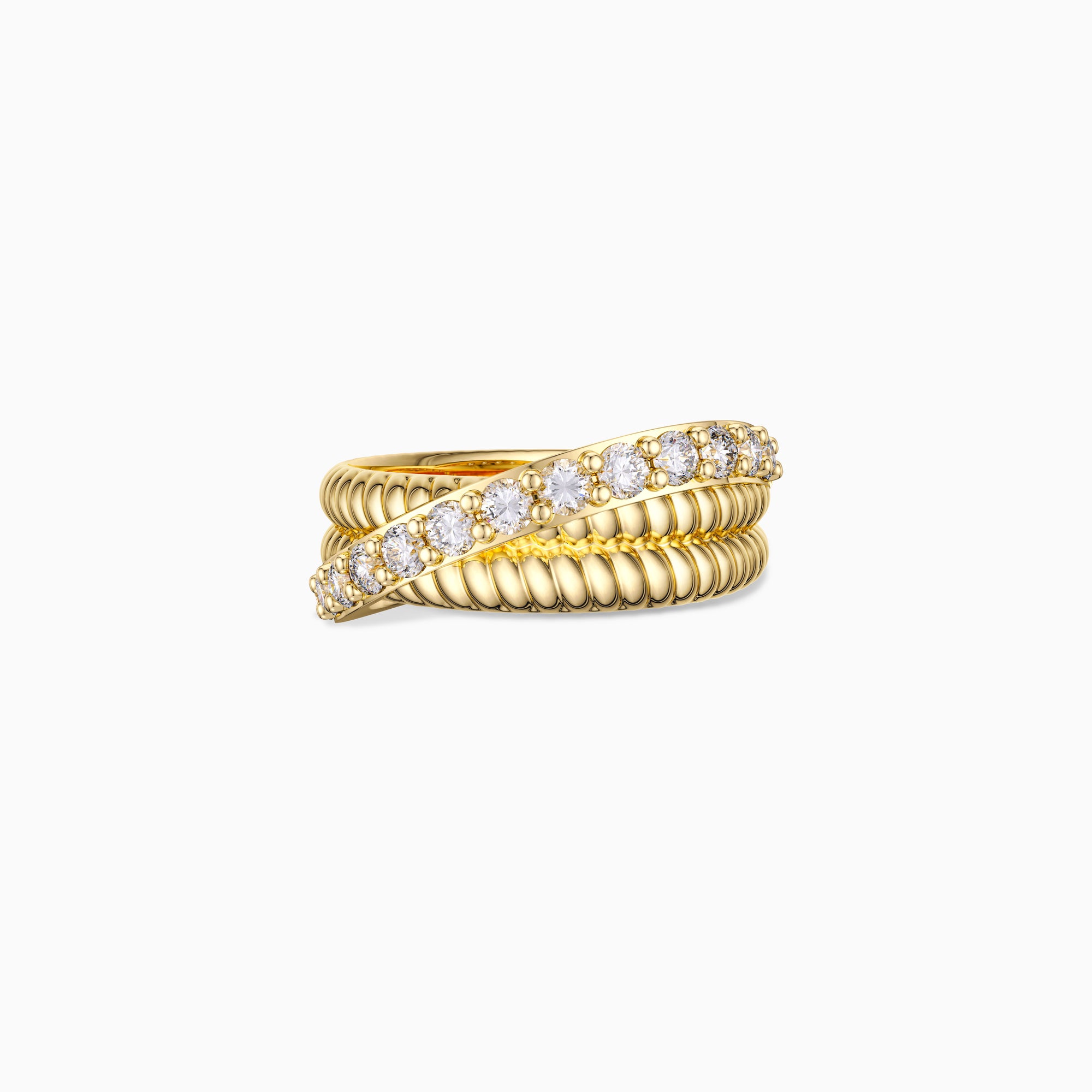 Sterling Silver Double Band Knot Ring - vanimy