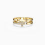Tiered Cross Ring - vanimy